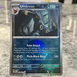 Pokemon TCG Prismatic Evolutions Umbreon Pokeball Reverse Holo Card 059/131 - Image 1