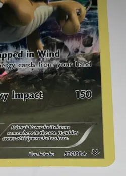 Pokemon TCG * Dragonite * Roaring Skies * 52/108 * Holo Rare Card * - Image 3