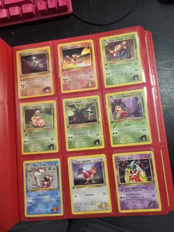 Binder Of 1st Editions,vintage, And Unlimited Pokemon Cards. - Image 1