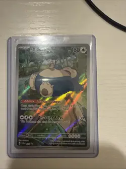 Pokemon TCG Snorlax Promo Scarlet & Violet 151 Black Star Holo Card #051 - Image 1
