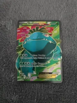 Pokemon TCG Venusaur EX 141/146 XY Base Set Ultra Rare Full Art Holo Card MP A - Image 1