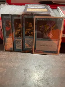 mtg counterspell x4 vintage ice age tempest 5th edition - Image 1
