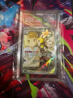 Pokemon Battle Partners Lillie's Ribombee AR TAG 10 Japanese - Image 1