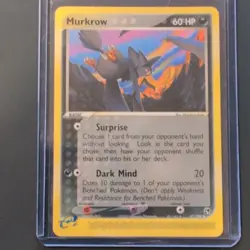 Murkrow Pokemon TCG EX Sandstorm 47/100 Uncommon 60HP Basic Reverse Holo English - Image 1