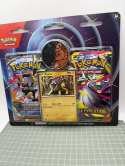Pokemon TCG, Mega Evolution 2 PK Blister And 3 Pk Blister Chikorita Per. Order - Image 2