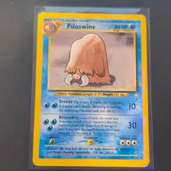Pokemon TCG Neo Genesis Piloswine 44/111 Uncommon Stage 1 80HP Regular EN - Image 1