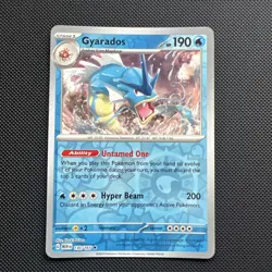 Pokemon Card Gyarados Scarlet & Violet 151 Reverse Holo Rare 130/165 Near Mint - Image 1