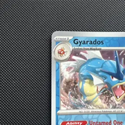 Pokemon Card Gyarados Scarlet & Violet 151 Reverse Holo Rare 130/165 Near Mint - Image 5