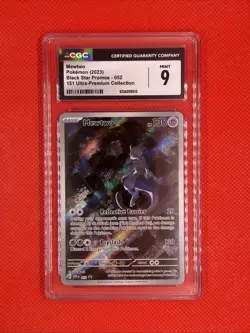 Mewtwo Pokemon (2023) Black Star Promos - 052 151 Ultra-Premium Collection CGC 9 - Image 1