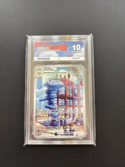 Pokemon TCG ACE 10 Steelix IR Paradox Rift 208/182 Gem Mint - Image 1