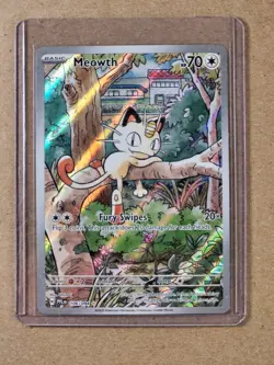 Pokemon TCG Meowth 106/094 Phantasmal Flames Illustration Rare IR 🔥🔥🔥 - Image 1