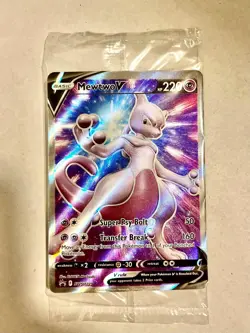 Mewtwo V SWSH229 Holo Promo Sword & Shield Promo Pokemon Near Mint (Sealed) - Image 1
