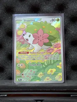 Pokemon TCG Shaymin 185/182 Destined Rivals Illustration Rare Nm En - Image 1