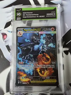 Mega Charizard X ex 125/094 Phantasmal Flames Holo Degree 10 Pokemon - Image 5