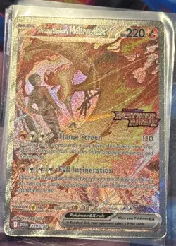 2025 Pokemon Destined Rivals Stamped Promo #229 Team Rocket's Moltres ex - Image 2