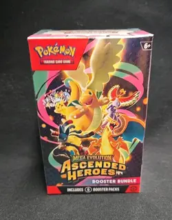 Pokemon Mega Evolution Ascended Heroes 6 Pack Booster Bundle - Image 1