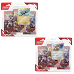 Pokemon TCG TEAM ROCKET Destined Rivals 2x 3-Pack Blister - ENG ENGLISH - Image 1