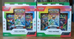 New Sealed Pokemon TCG First Partner Illustration Collection Series 1 (Set Of 2) - Image 1