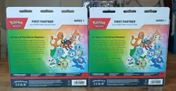 New Sealed Pokemon TCG First Partner Illustration Collection Series 1 (Set Of 2) - Image 2