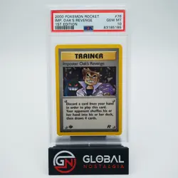 Imposter Professor Oak's Revenge #76 1st Edition 2000 Pokemon Rocket PSA 10 - Image 1