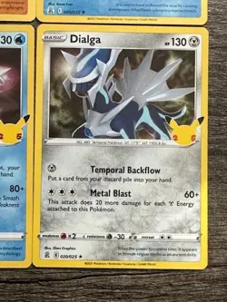 POKEMON RARE HOLO KYOGRE 003/025 DIALGA 020/025 PALKIA 004/025 GROUDON 017/025 - Image 5