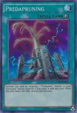 Yugioh - Predapruning - Super Rare NM - Plus Free Holographic Card - Image 1