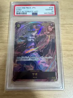 PSA 10 One piece Card Sabo Ace OP07-118 OP07-119 SEC ALT ART Japanese From Japan - Image 4