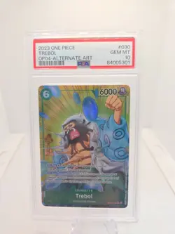 2023 Trebol Alt Art OP04-030 Kingdoms Of Intrigue One Piece English PSA 10 - Image 1