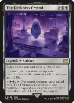 The Darkness Crystal -Foil Near Mint MTG Universes Beyond: FINAL FANTASY - Image 1
