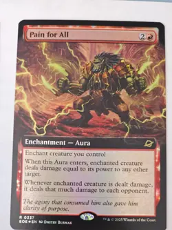 MTG - Pain for All Extended Art - Edge of Eternities - Image 1