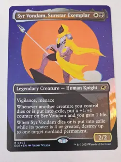 MTG - Syr Vondam, Sunstar Exemplar FOIL Extended Art - Edge of Eternities - Image 1