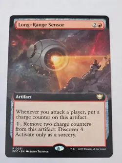 MTG - Long-Range Sensor Extended Art Commander- Edge of Eternities - Image 1