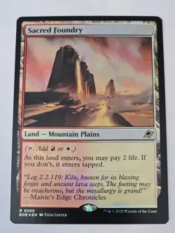 MTG - Sacred Foundry FOIL - Edge of Eternities - Image 1