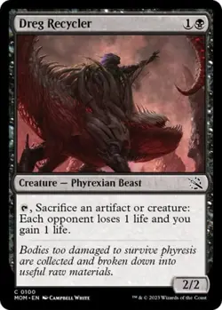 Dreg Recycler -Foil Near Mint MTG March of the Machine - Image 1