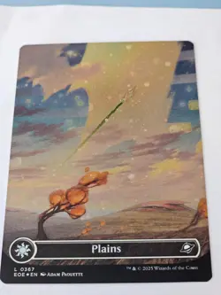 MTG - Plains Borderless Galaxy FOIL - Edge of Eternities - Image 2