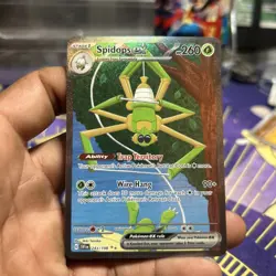 Pokemon SV01: Scarlet & Violet Base Set #243/198 Spidops ex Freshly Pulled - Image 1