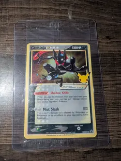 Pokemon TCG Greninja Gold Star SWSH144 - Celebrations Black Star Promo - Sealed - Image 1