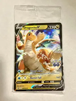 Dragonite V SWSH235 Holo Promo Sword & Shield Promo Pokemon Near Mint (Sealed) - Image 1