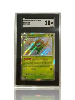 ‼POKEMON Gloom #093 Paldean Fates BABY SHINY GRADE 10! FAST SHIP~SHOOT OFFER💨 - Image 1