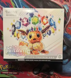 Pokemon TCG Prismatic Evolutions ETB Elite Trainer Box New Factory Sealed - Image 1