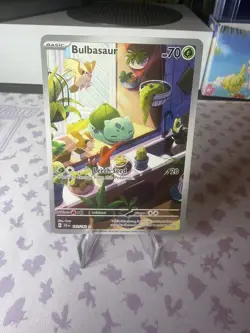 Bulbasaur 143/142 Illustration Rare SV07: Stellar Crown Pokemon TCG NM - Image 1