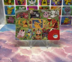 Pokemon Charizard Vintage Pocket Monsters Vending HOLO Prism Sticker 98 Nintendo - Image 5
