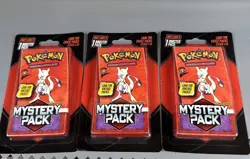 Lot Of 3 2025 Pokemon Mystery Pack - Mewtwo Vintage Chase Packs Sealed NEW!!! - Image 2
