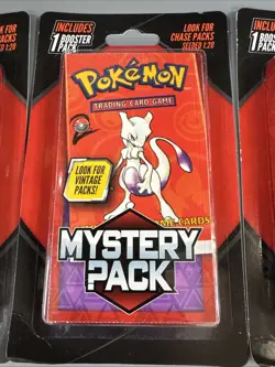 Lot Of 3 2025 Pokemon Mystery Pack - Mewtwo Vintage Chase Packs Sealed NEW!!! - Image 4