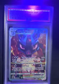 Pokemon Lucario VSTAR SWSH291 Crown Zenith Black Star Promo Holo PSA 10 - Image 2