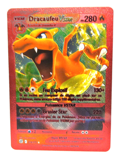 Carte Pokemon effet Rouge - FRANCE - Neuf Dracaufeu Vstar - Image 1