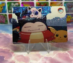 Pokemon Charizard Vintage Pocket Monsters Vending HOLO Prism Sticker 98 Nintendo - Image 3