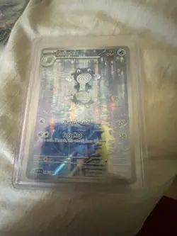 Pokemon Poliwhirl Illustration Rare 176/165 SV151 Holo 90 HP Wave Splash Frog H… - Image 1