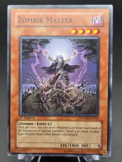 Zombie Master SDZW-EN016 YuGiOh Structure Deck: Zombie World LP - Image 1
