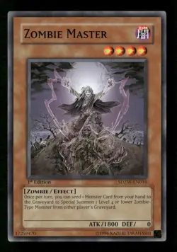 Zombie Master #SDZW-EN016 Yugioh 1st Edition - Image 1